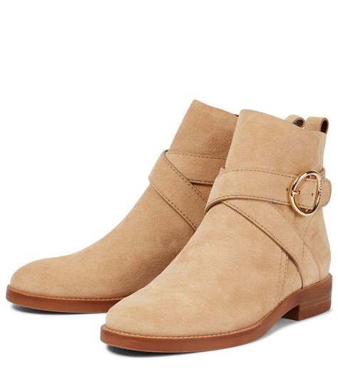 see by chloe suede boots|chloe original perfume boots.